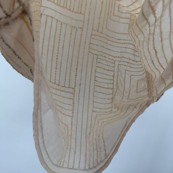 Guess Blush Beaded Sequin Tank Top Y2k Style Size Small - Picture 6 of 10